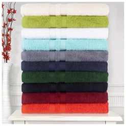 Cotton 6 Piece Bath Towel Set, Plush And Quick Drying, Classic Ionic Jacquard Border And Embroidered Trim By Blue Nile Mills 21 Cotton 6 Piece Bath Towel Set, Plush And Quick Drying, Classic Ionic Jacquard Border And Embroidered Trim By Blue Nile Mills -Home Decoration Shop GUEST dc0bb5a3 5099 4be4 bd79 4f5e57562b01
