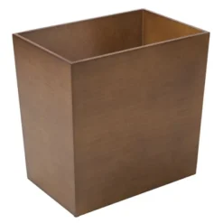 MDesign Trash Can Wastebasket, Garbage Container Bin - Bamboo Veneer -Home Decoration Shop GUEST dcd3b5fd 3985 49e1 a2be 8959e1dbc57e