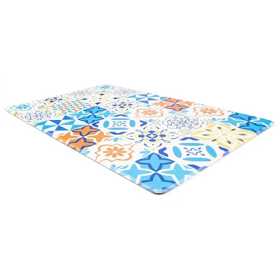 World Rug Gallery Geometric Tile Anti-Fatigue Standing Mat 4 World Rug Gallery Geometric Tile Anti-Fatigue Standing Mat - Image 2