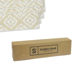 SussexHome Tetra One Design Cotton Anti-Slip Stair Treads, 9” X 28“ 13 SussexHome Tetra One Design Cotton Anti-Slip Stair Treads, 9” X 28“ -Home Decoration Shop GUEST dda92df5 60c5 4c89 92bf 3216caa1a134