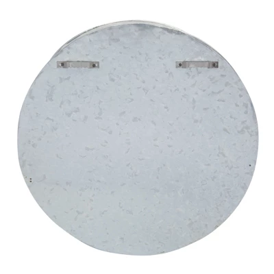 Farmlyn Creek Galvanized Metal Round Floating Shelf (12.5 In) 7 Farmlyn Creek Galvanized Metal Round Floating Shelf (12.5 In) - Image 5