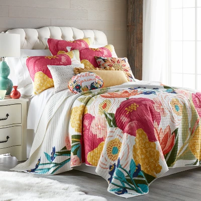 Grandiflora Quilt And Pillow Sham Set - Levtex Home 7 Grandiflora Quilt And Pillow Sham Set - Levtex Home - Image 5