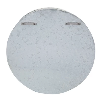 Farmlyn Creek Galvanized Metal Round Floating Shelf (12.5 In) 9 Farmlyn Creek Galvanized Metal Round Floating Shelf (12.5 In) - Image 7