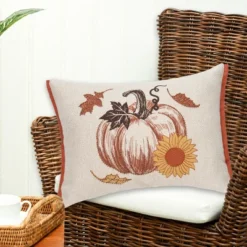 C&F Home 13" X 18" Harvest Time Pumpkin Embellished Fall Throw Pillow -Home Decoration Shop GUEST e22c9b3c 36ef 4eb2 8425 9178f04b1780