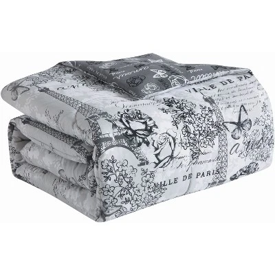 8pc Amour Comforter Set - Geneva Home Fashion 4 8pc Amour Comforter Set - Geneva Home Fashion - Image 2