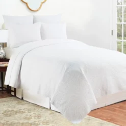C&F Home 26" X 26" Tranquil Waves White Euro Sham -Home Decoration Shop GUEST e2e7a217 06ff 4ffa a969 08952208f8e8