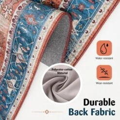 Costway Area Rug 5' X 7' Distressed Vintage Home Carpet Living Room Bedroom Non-Shedding 16 Costway Area Rug 5' X 7' Distressed Vintage Home Carpet Living Room Bedroom Non-Shedding -Home Decoration Shop GUEST e322b44c b772 4034 90f0 c0140db1bfb2