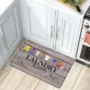 World Rug Gallery Laundry Room Standing Mat -Home Decoration Shop GUEST e4579c29 d7ee 4d9d 803e c673c8a42d92