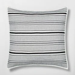 Textured Stripe Pillow Sham Dark Gray/Cream - Hearth & Hand With Magnolia 11 Textured Stripe Pillow Sham Dark Gray/Cream - Hearth & Hand With Magnolia -Home Decoration Shop GUEST e5d23bbb adcc 4d87 a960 dc48647436f7