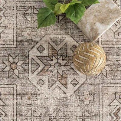 NuLOOM Amie Persian Border Machine Washable Area Rug 7 NuLOOM Amie Persian Border Machine Washable Area Rug - Image 5