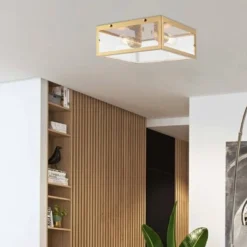 12" LED 2-Light Iron/Glass Grayson Pendant Brass/Gold/Clear - JONATHAN Y 8 12" LED 2-Light Iron/Glass Grayson Pendant Brass/Gold/Clear - JONATHAN Y -Home Decoration Shop GUEST e74b7584 2b35 4aea b87c 93eb7a55de87