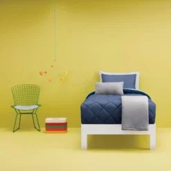 Solid Microfiber Reversible Decorative Bed Set With Throw - Room Essentials™ -Home Decoration Shop GUEST e7729158 b6ce 4189 bc30 bc310321a313