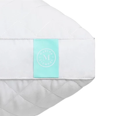 Standard/Queen 2pk Quilted Comfort Bed Pillow - Martha Stewart 6 Standard/Queen 2pk Quilted Comfort Bed Pillow - Martha Stewart - Image 4