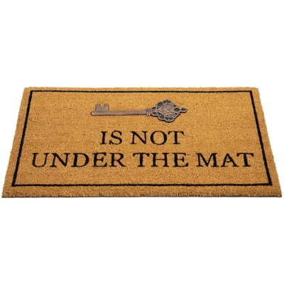 Northlight Key Is Not Under The Mat Coir Outdoor Doormat 18" X 30" 5 Northlight Key Is Not Under The Mat Coir Outdoor Doormat 18" X 30" - Image 3