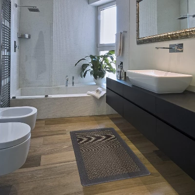 World Rug Gallery Geometric Textline Anti-Fatigue Standing Mat 9 World Rug Gallery Geometric Textline Anti-Fatigue Standing Mat - Image 7