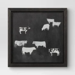 (Set Of 2) 12" X 12" Cow Collection II Framed Wall Canvases - Threshold™ 9 (Set Of 2) 12" X 12" Cow Collection II Framed Wall Canvases - Threshold™ -Home Decoration Shop GUEST eba1d89c 78cc 4c5b 8c67 3a03cc2b6c22