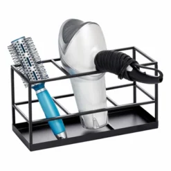 MDesign Steel Bathroom Countertop Hair Care Storage Organizer Basket -Home Decoration Shop GUEST eda2ab18 5350 4844 924f 7dcde6ab1190