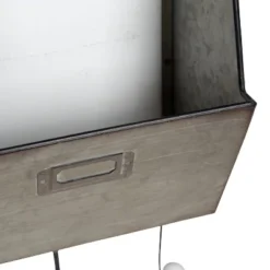 27" X 22" Arnica Wall Storage Pockets With Hooks White - Kate And Laurel 10 27" X 22" Arnica Wall Storage Pockets With Hooks White - Kate And Laurel -Home Decoration Shop GUEST ee085b7d 0625 4759 a407 474ce77a07c7