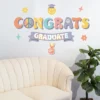 Big Dot Of Happiness Groovy School Graduation Party Photo Backdrop - Wall Decals