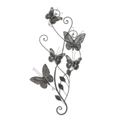 29" X 15" Iron Eclectic Butterfly Wall Décor - Olivia & May -Home Decoration Shop GUEST ef7abef6 432b 43cc 8879 e17551fad0b1