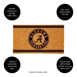 Evergreen University Of Alabama Logo Turf Mat, Brown- 28 X 16 Inches Indoor Outdoor Doormat -Home Decoration Shop GUEST f02b3d52 ce24 44fe b46a e2275658a3b2