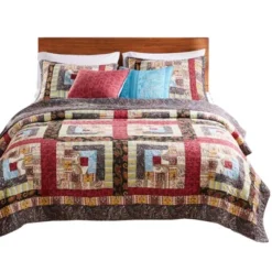 Colorado Lodge Quilt Set 5-Piece Multicolor By Greenland Home Fashions -Home Decoration Shop GUEST f0843da7 8343 4f2d a7c9 88b63df4b520