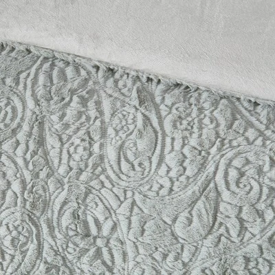 Albany Long Faux Fur Plush Comforter Mini Set 5 Albany Long Faux Fur Plush Comforter Mini Set - Image 3