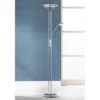 360 Lighting Perseus Modern Torchiere Floor Lamp With Reading Light 71 3/4" Tall Chrome Silver Metal LED Adjustable For Living Room Bedroom House Home -Home Decoration Shop GUEST f2a89bef 8750 48d5 95ce a2713b8c3069