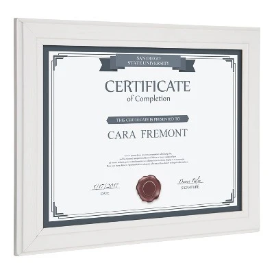 8.5" X 11" Kieva Document Frame White - DesignOvation 3 8.5" X 11" Kieva Document Frame White - DesignOvation - Image 2