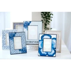 Shiraleah Blue Eden Animal Print 4x6 Picture Frame -Home Decoration Shop GUEST f416a213 01ea 423b bc80 db67ab0f282b
