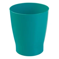 MDesign Slim Plastic Small Round Trash Can Wastebasket Garbage Bin -Home Decoration Shop GUEST f58f7594 1324 4727 9cbf 2d457fd6c904