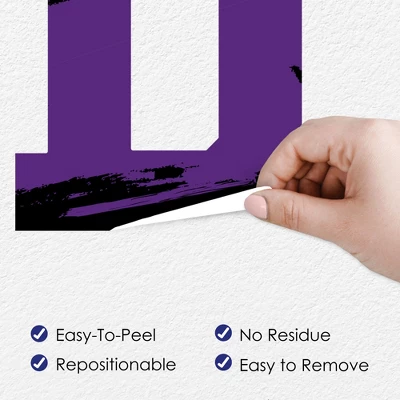 Big Dot Of Happiness Purple Graduation Party Decor - Vinyl Wall Decals - Grad 5 Big Dot Of Happiness Purple Graduation Party Decor - Vinyl Wall Decals - Grad - Image 3