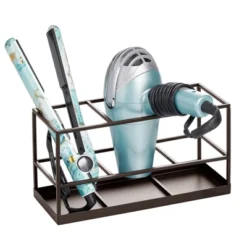 MDesign Steel Bathroom Countertop Hair Care Storage Organizer Basket -Home Decoration Shop GUEST f66d9333 db53 4a7b 8547 9c0b3ce84f54