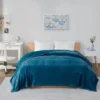 Microlight Plush Oversized Bed Blanket Teal 1 Microlight Plush Oversized Bed Blanket Teal -Home Decoration Shop GUEST f7b6f333 e317 4133 8c81 3dc7dc08bc2e
