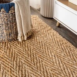 Espina Hand Woven Herringbone Chunky Jute Indoor Area Rug - JONATHAN Y -Home Decoration Shop GUEST f7ff3919 f556 438b 9a0e 1d69def9460f