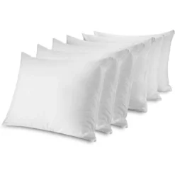 Circles Home 100% Cotton Breathable Pillow Protector With Zipper - (6 Pack) -Home Decoration Shop GUEST f80b8058 e2fd 43e8 96d0 55d9cb47f43b