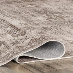 NuLOOM Amie Persian Border Machine Washable Area Rug 16 NuLOOM Amie Persian Border Machine Washable Area Rug -Home Decoration Shop GUEST f9ac378f dcea 471a 92f2 d91392005990