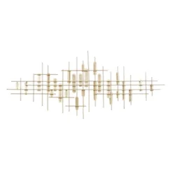 Metal Geometric Narrow Stripes Wall Decor Gold - CosmoLiving By Cosmopolitan -Home Decoration Shop GUEST f9c33546 319f 4188 ad43 90cb14ff5619