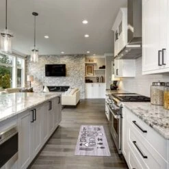 World Rug Gallery 'Kitchen Is The Heart Of The Home' Anti-fatigue Mat -Home Decoration Shop GUEST fa53efbe fc11 488b 86ab 57413957f47a