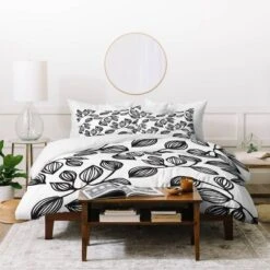 Julia Da Rocha The Leaves Duvet Set - Deny Designs