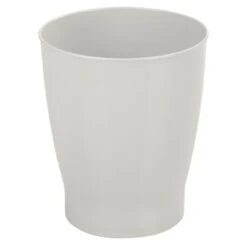 MDesign Slim Plastic Small Round Trash Can Wastebasket Garbage Bin -Home Decoration Shop GUEST fc4bbc7c 8a21 4ed2 8b04 e70ad4d017f5