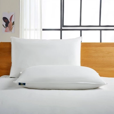 Feather & Down Fiber Back Sleeper Bed Pillow - Serta 3 Feather & Down Fiber Back Sleeper Bed Pillow - Serta