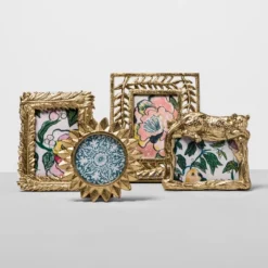 4" X 4" Cast Sunburst Frame Gold - Opalhouse™ -Home Decoration Shop GUEST fd37b239 5c24 4dd7 9ffd e03c865a7260