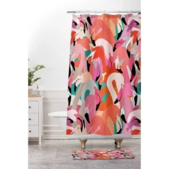 Flamingos Bath Mat (36"x24") Pink - Deny Designs -Home Decoration Shop GUEST fdeb40cb 7d03 4985 b3b5 875a37c959e2