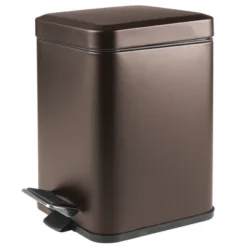 MDesign Small Square Step Trash Can Garbage Bin, Removable Liner, 6L 21 MDesign Small Square Step Trash Can Garbage Bin, Removable Liner, 6L -Home Decoration Shop GUEST fe9966e9 8639 4a64 a2ff 047a3af20b9a