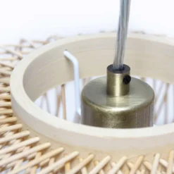 Circular Rattan Pendant Light Beige - Lalia Home -Home Decoration Shop GUEST fec1793d 1b50 4b90 ad28 549e1140df55